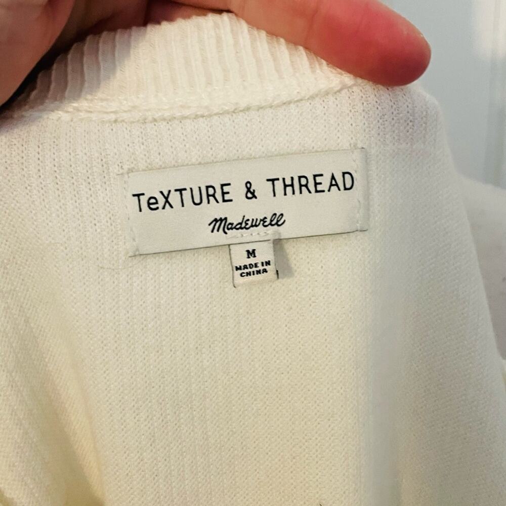 Madewell Texture & Thread Ribbed Knot Front Top - Picture 5 of 6